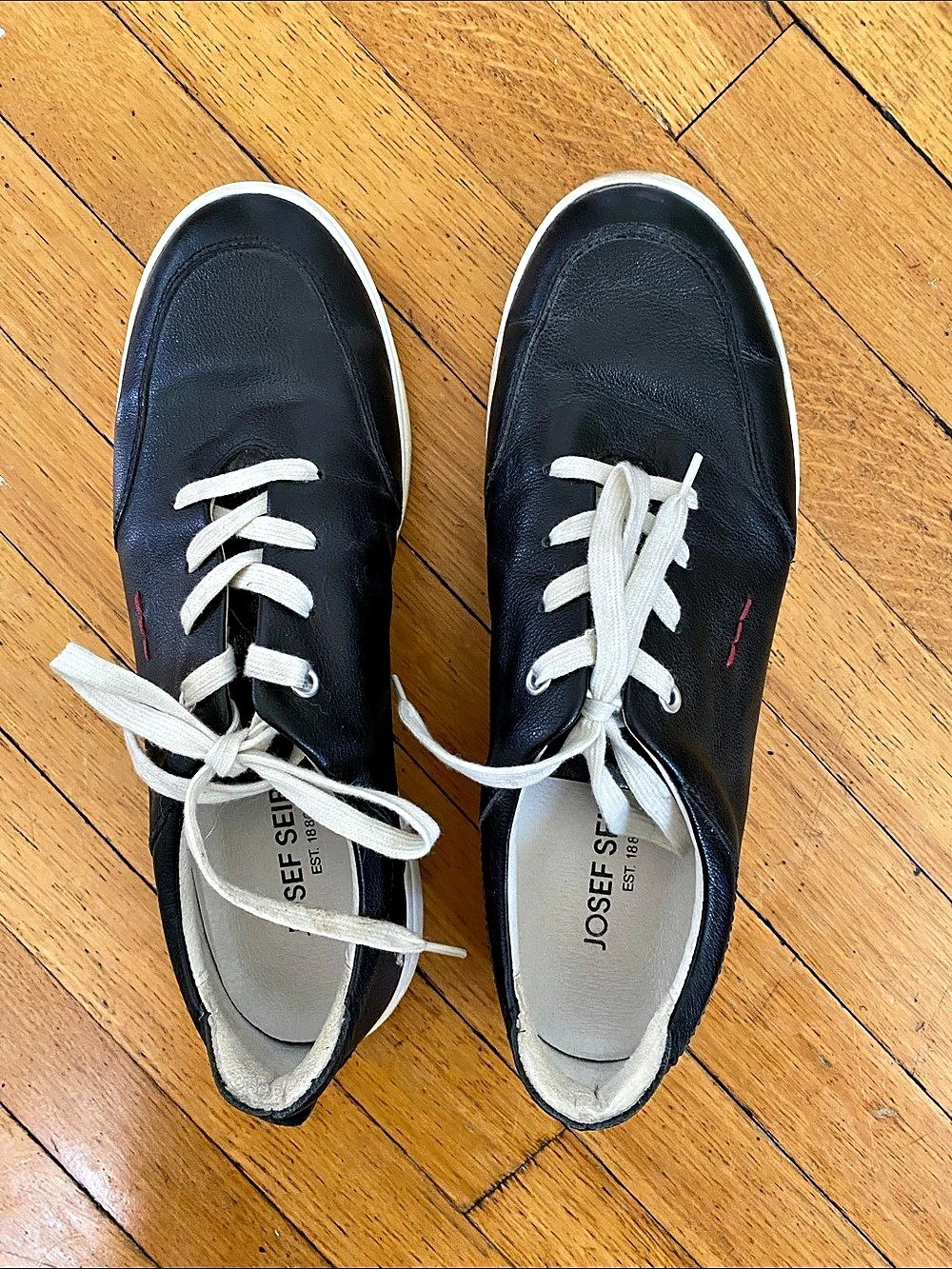 Josef Seibel Black & White Sneakers